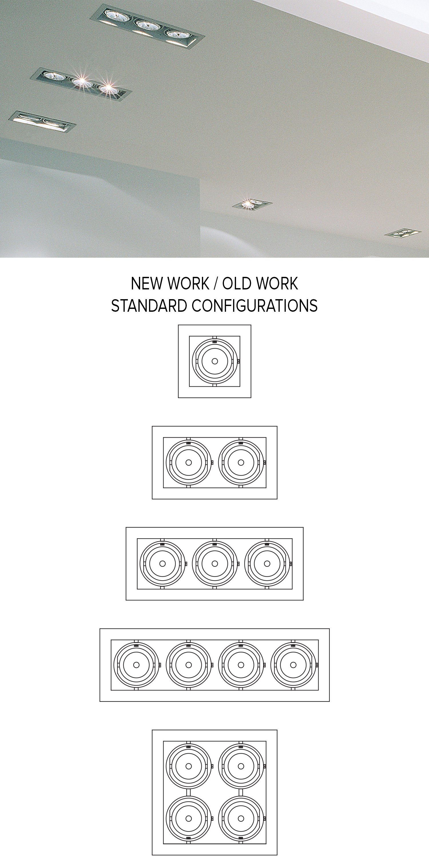 Trimmed standard configurations