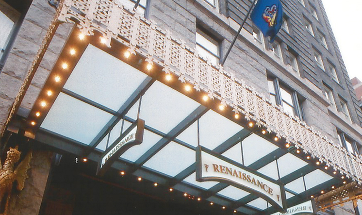 Installation - Renaissance Hotel Marquee - Pittsburgh, PA